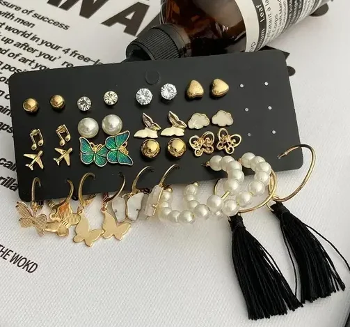 Korean style Earrings Combo pack for women