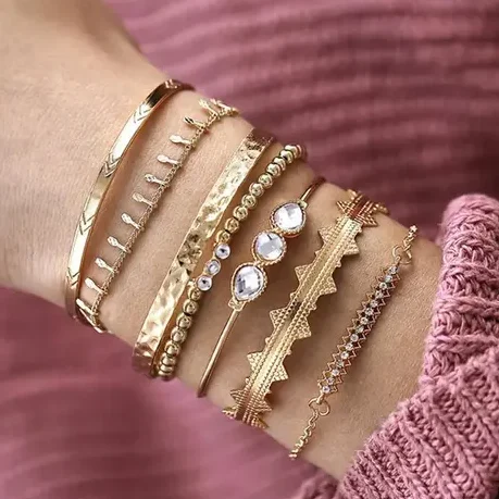 Trending Korean Fashion and Boho Style Bracelets Combo For women
